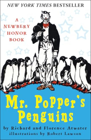 book cover of Mr Popper's Penguins