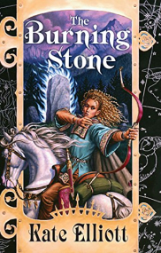 book cover of The Burning Stone