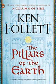 book cover of The Pillars of the Earth